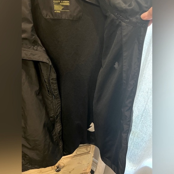 Polo by Ralph Lauren Large Pony Image Mens Medium Vintage Black Windbreaker - Picture 7 of 12